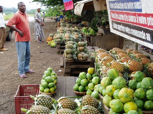 Roadside Fruit Market (Photo: Njei M.T)